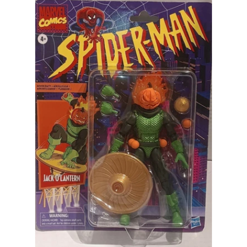 Marvel Legends Retro Spider-Man Jack-o-Lantern New MOSC